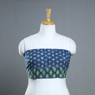 Block Print Cotton Pipad Blouse Piece 172