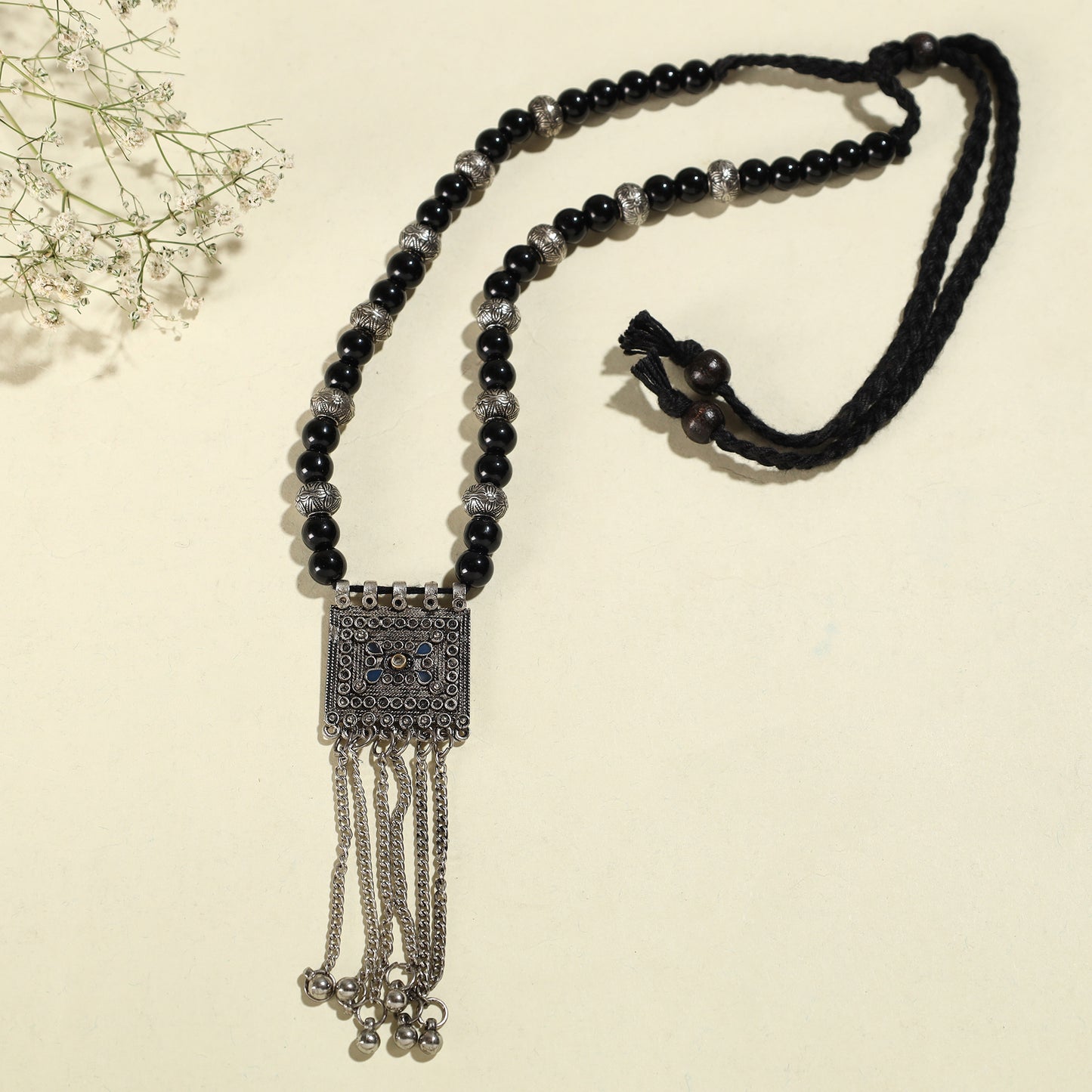 Tribal Handmade Metal Pendant Necklace 14