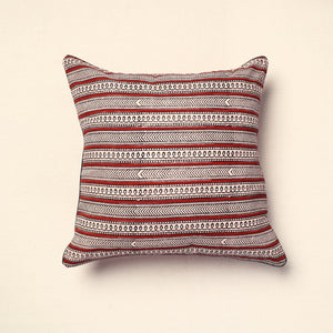 Bagh Block Printed Cotton Cushion Cover (16 x 16 in) 12