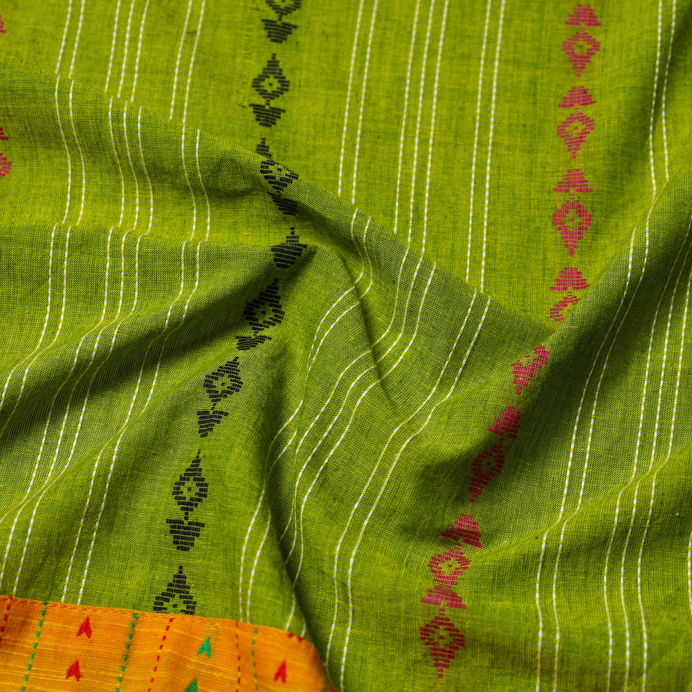 Green - Jacquard Cotton Blouse Piece 67