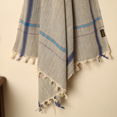 Beige - Handloom Fine Cotton Plain Bath Towel 106