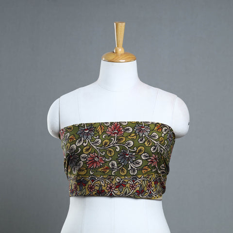 Handpainted Cotton Kalamkari Blouse Piece 02