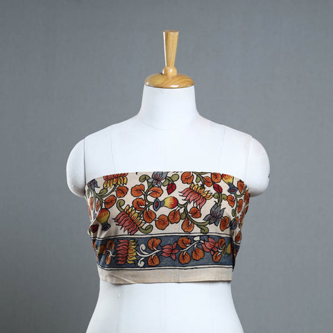 Handpainted Cotton Kalamkari Blouse Piece 04