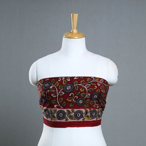 Handpainted Cotton Kalamkari Blouse Piece 05