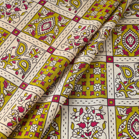  Kalamkari Printed Cotton Fabric 08 