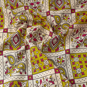  Kalamkari Printed Cotton Fabric 08 
