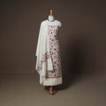 Woolen Heavy Embroidered Unstitched Dress Material: Kurta, Bottom & Dupatta 27