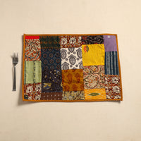 Multicolor - Handcrafted Cotton Patchwork Table Mat 08