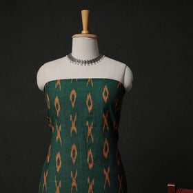 Pochampally Ikat Weave 3pc Cotton Unstitched Dress Material Suit Set 01