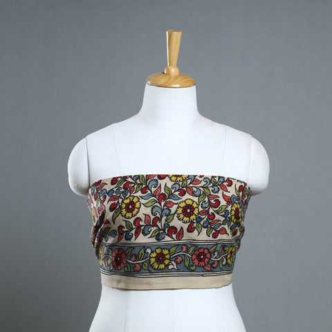 Handpainted Cotton Kalamkari Blouse Piece 18