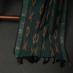 Pochampally Ikat Weave 3pc Cotton Unstitched Dress Material Suit Set 01