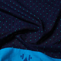 Blue - Jacquard Cotton Blouse Piece 09