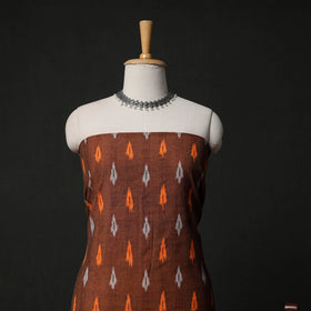 Pochampally Ikat Weave 3pc Cotton Unstitched Dress Material Suit Set 05
