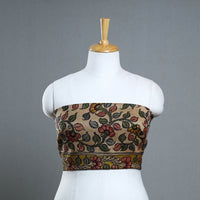 Handpainted Chanderi Silk Kalamkari Blouse Piece 40