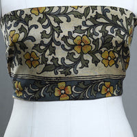 Handpainted Chanderi Silk Kalamkari Blouse Piece 42