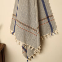 Beige - Handloom Fine Cotton Plain Bath Towel 132