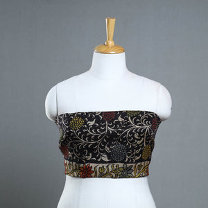 Handpainted Chanderi Silk Kalamkari Blouse Piece 46