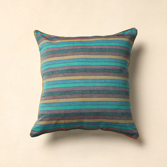 Multicolor - Jacquard Cotton Cushion Cover (16 x 16 in)