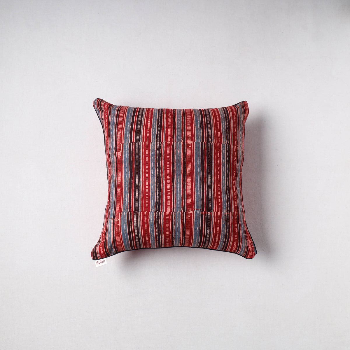 Ajrakh Print Cushion Cover (16 x 16 in) 03