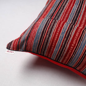 Ajrakh Print Cushion Cover (16 x 16 in) 03