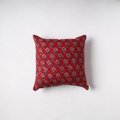 Ajrakh Print Cushion Cover (16 x 16 in) 04
