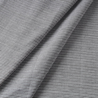 Grey - Jhiri Pure Handloom Cotton Fabric 83