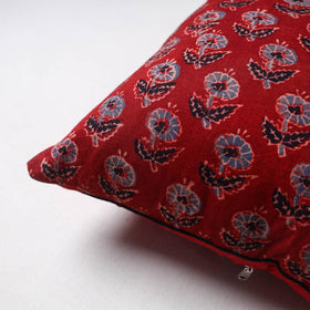 Ajrakh Print Cushion Cover (16 x 16 in) 04