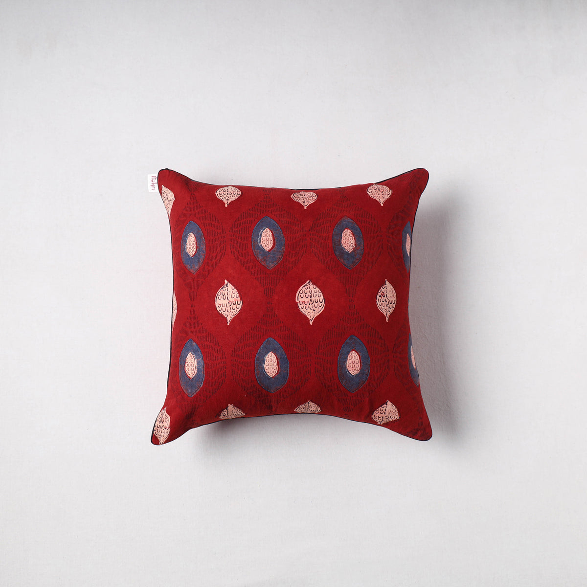 Ajrakh Print Cushion Cover (16 x 16 in) 05