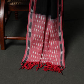 Pochampally Ikat Weave 3pc Cotton Unstitched Dress Material Suit Set 09