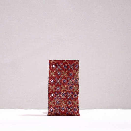 Kutch Neran Hand Embroidery Mashru Silk Spectacle Case