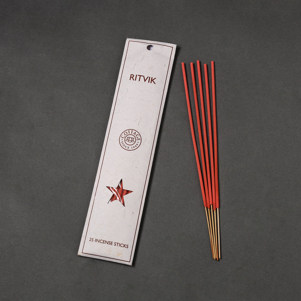 Ritvik - Sri Aurobindo Ashram Natural Incense Sticks (40 gm)