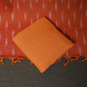 Pochampally Ikat Weave 3pc Cotton Unstitched Dress Material Suit Set 10