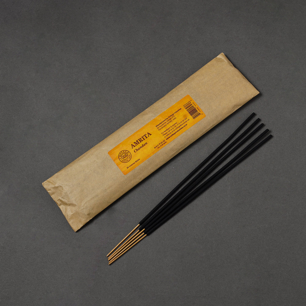 Chandan - Sri Aurobindo Ashram Natural Incense Sticks (70 gm)