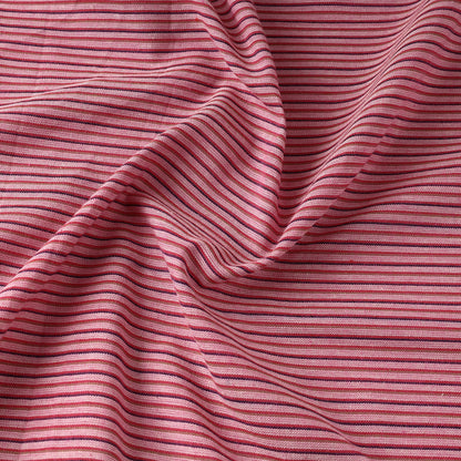 Pink - Jhiri Pure Handloom Cotton Fabric 89