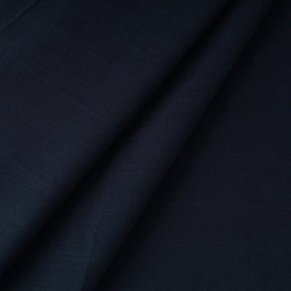 Blue - Jhiri Pure Handloom Cotton Fabric 90