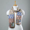 Buy Sanganeri Block Printed Patchwork Cotton Stole 44 Online at iTokri.com