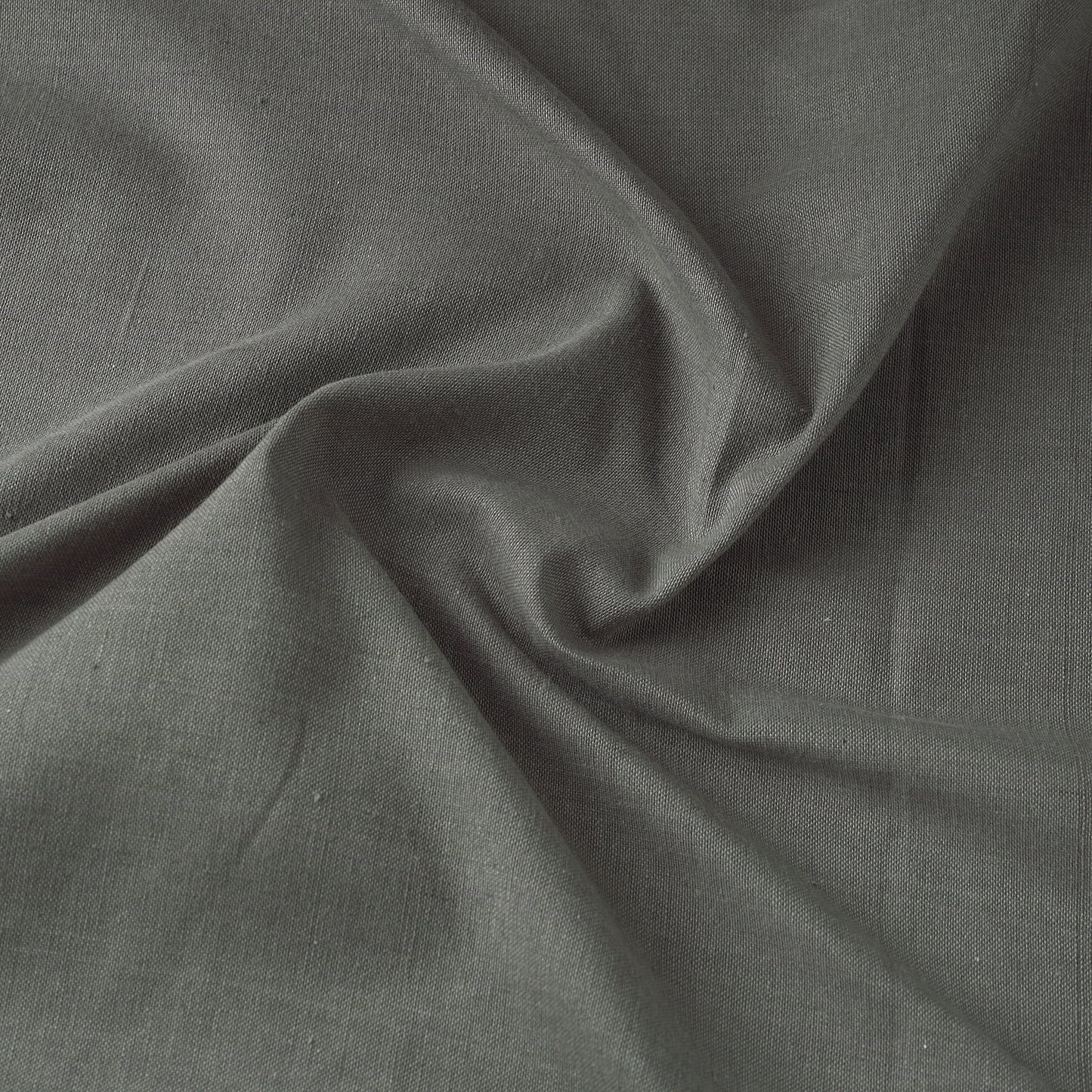 Grey - Jhiri Pure Handloom Cotton Fabric 92