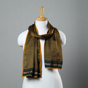 Green - Cotton Khun Weave Stole 31