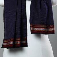 Blue - Cotton Khun Weave Stole 32