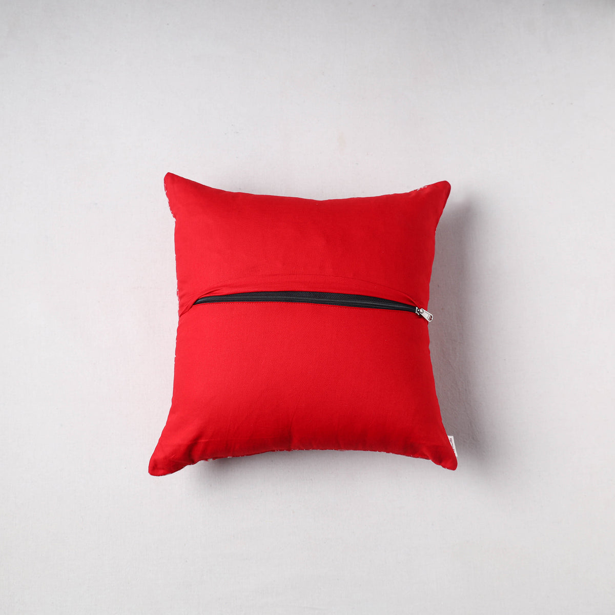 Batik Print Chanderi Silk Cushion Cover (16 x 16 in) 16