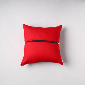 Batik Print Chanderi Silk Cushion Cover (16 x 16 in) 16