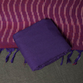 Pochampally Ikat Weave 3pc Cotton Unstitched Dress Material Suit Set 14
