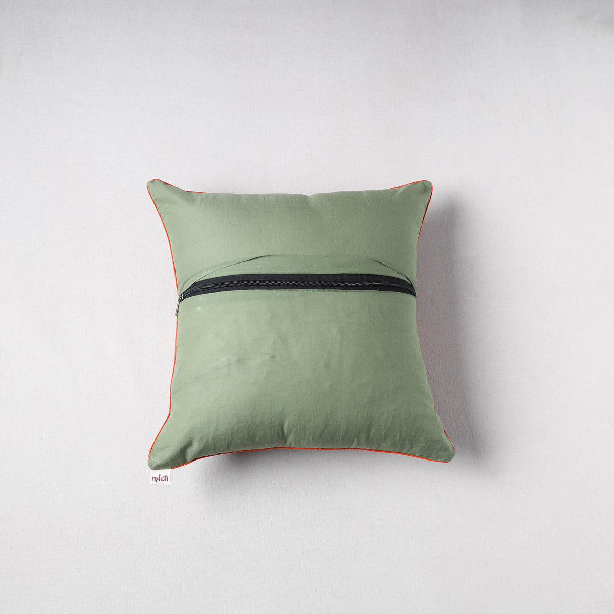 Sanganeri Floral Print Cushion Cover (16 x 16 in) 18