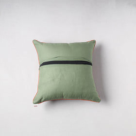 Sanganeri Floral Print Cushion Cover (16 x 16 in) 18