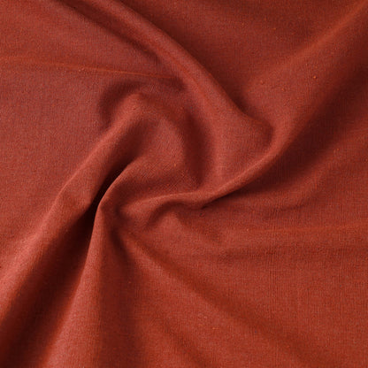 Orange - Jhiri Pure Handloom Cotton Fabric
