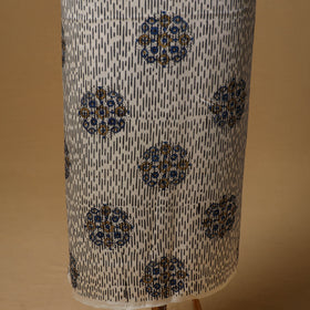 Ajrakh Hand Block Print Natural Dyed Modal Silk Unstitched Kurta Material (2.5M) 11