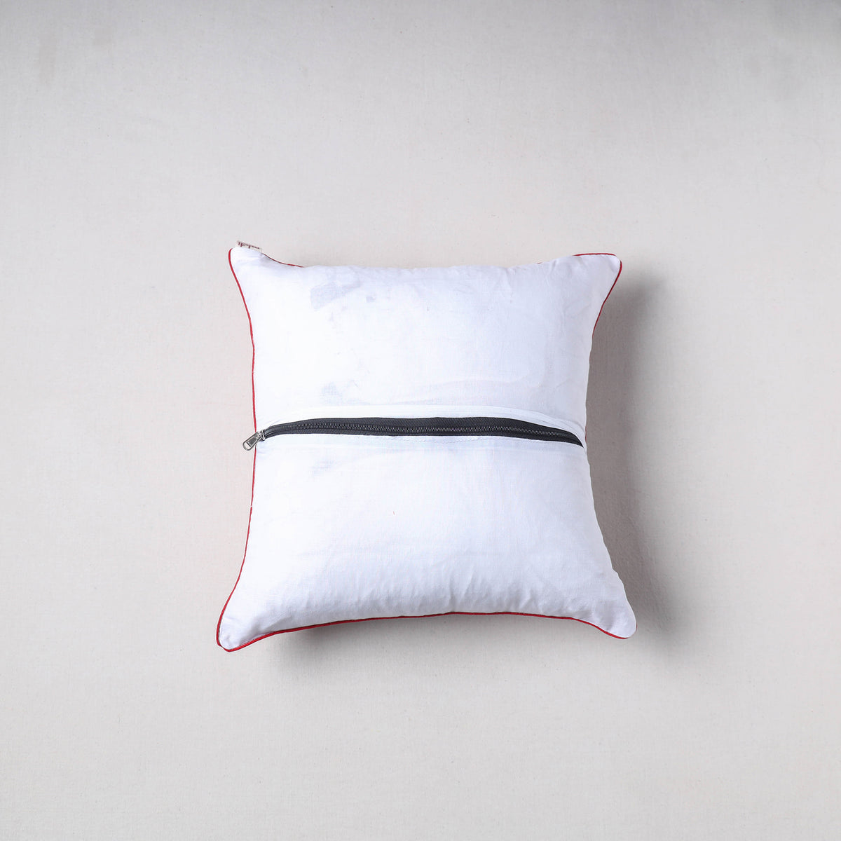 Sanganeri Floral Print Cushion Cover (16 x 16 in) 19
