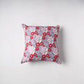 Sanganeri Floral Print Cushion Cover (16 x 16 in) 20