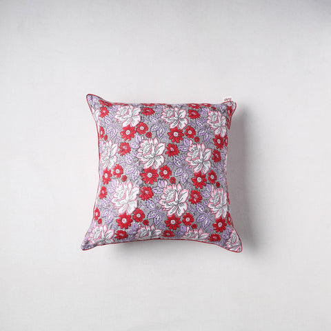 Sanganeri floral print cushion cover (16 x 16 in) 20