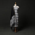 Pochampally Ikat Weave 3pc Cotton Unstitched Dress Material Suit Set 15